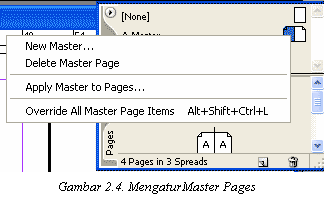 Mengatur Master Pages dalam Adobe InDesign