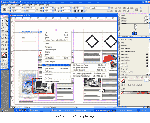 Fitting Image pada Adobe InDesign