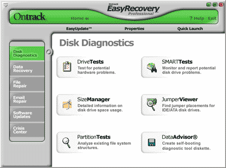 Data hilang - Disk Diagnostics