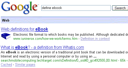 Google Define